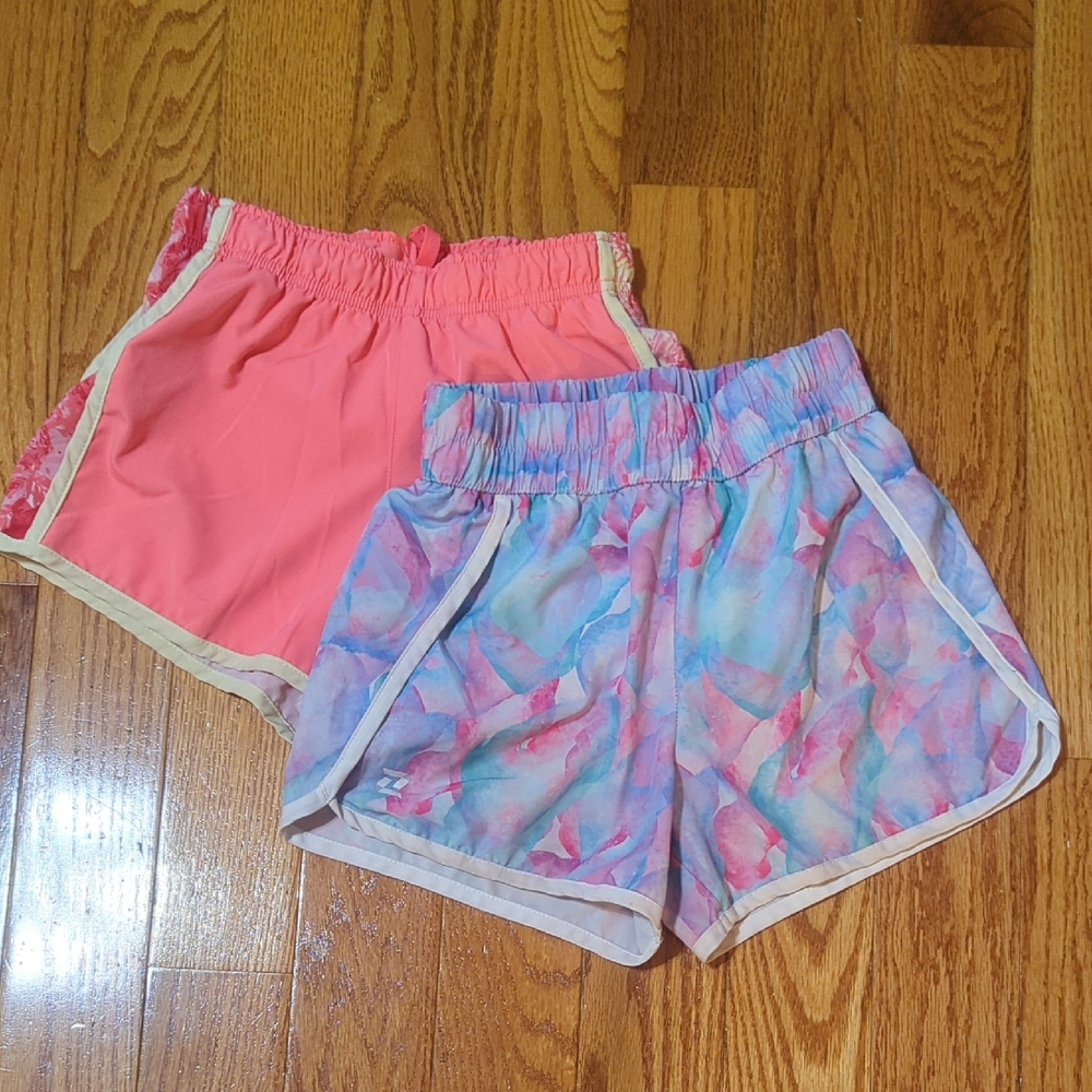 ZELOS Multicolor and White Athletic Shorts